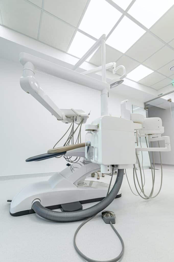 Interior of dentistry medical office, special equipment